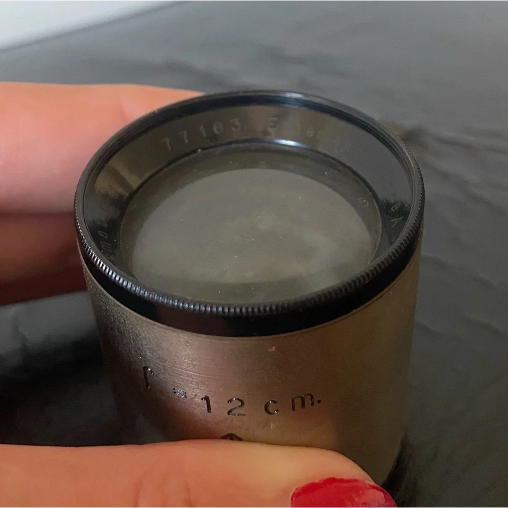 RARE ANTIQUE German 1889-1928 Dresden Ernemann-Werke Projector Lens - Picture 3 of 10